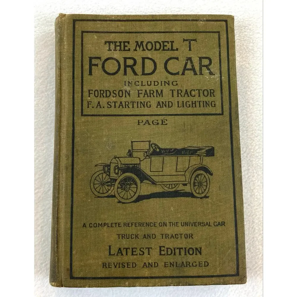 Model T Ford Car 1922 Complete Reference Rare Over 100 Year Old Book Fair